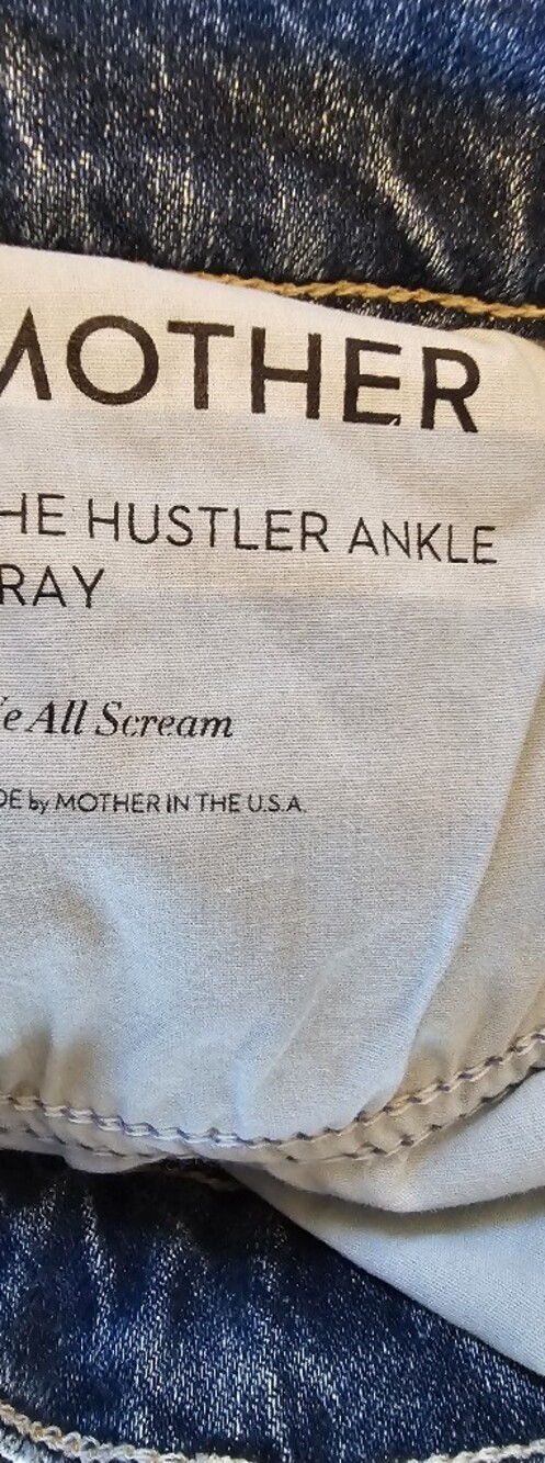 MOTHER Superior The Hustler Ankle Fray We All Scream Jeans NWT Size 30 - Picture 6 of 9